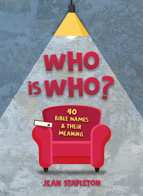 A grey book cover with an armchair and a light above it with the titles Who is Who?