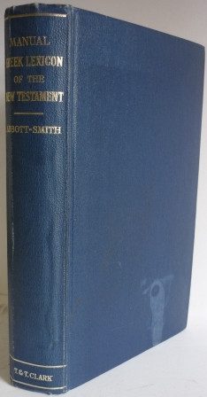 Manual Greek Lexicon of the New Testament