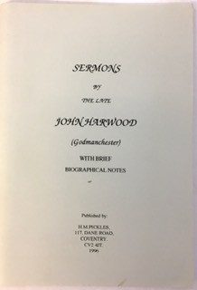 Sermons with Brief Biographical Notes