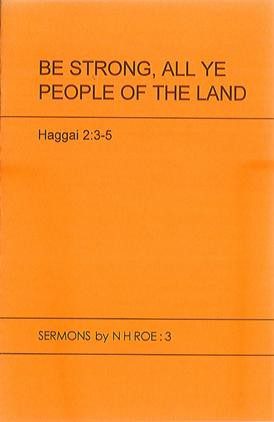 Be Strong All Ye People of the Land
