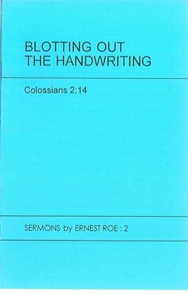 Blotting Out The Handwriting