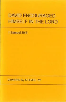 David Encouraged Himself in the Lord