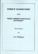 Strict Communion