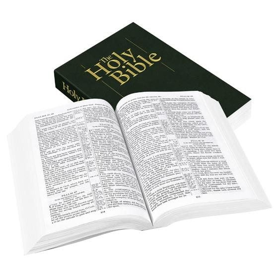 KJV Classic Reference Bible, green vinyl paperback