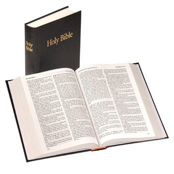 KJV Windsor Text Bible, Black Hardback