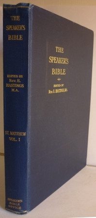 Speaker's Bible: Matthew Vol. 1