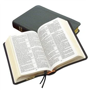 KJV Classic Reference Bible, Genuine Calfskin Leather, black