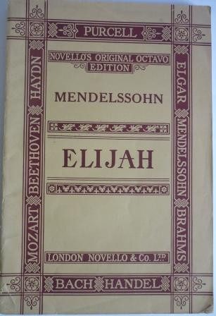 Elijah, an Oratorio